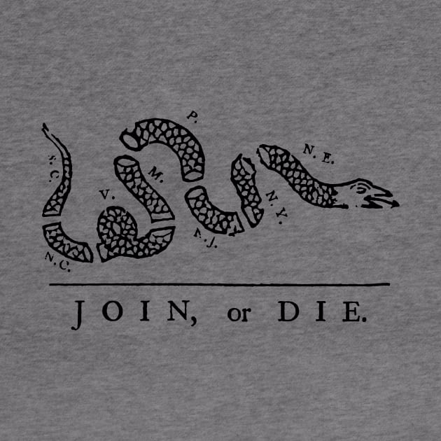 Vintage 1754 Join or Die Snake by hobrath